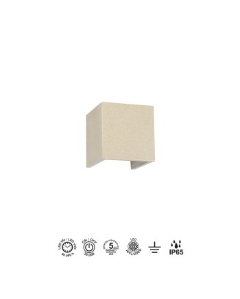 TAOS * APLIQUE EXTERIOR LED 12W 3000K BLANCO